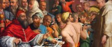 giorgio vasari, dinner of st gregory